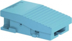 Single foot switch - IP66 - without cover - metallic - blue - 1 NC + 1 NO XPEM110 | 3389110650105