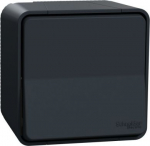 One gang two-way switch 1P 10A IP55 anthracite Mureva MUR35021 | 3606480789076