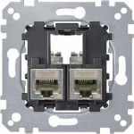 2xRJ45, Cat5 STP data socket, SystM MTN4575-0012 | 3606480421266