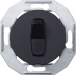 Two way switch, black Renova [1831122] WDE011221 | 3606480698163