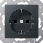 Socket outlet, 16A/250V, matt anthracite, A500 A1520BFKIANM | 4011377128323