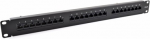 Patch panel Cat6e UTP 24 port CCAS-PA6-24UT