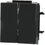 Two-part Cover plate, black, 8511 NS, Sky Niessen 2CLA851100A1501 | 8427238135878