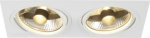 Downlight NEW TRIA 2 GU10 75W IP20, white 113841 | 4024163150378