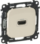 Screw-type socket HDMI 1.3 Valena Allure - ivory 754716 | 3414970475848