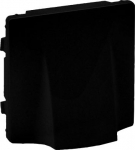 CABLE OUTLET COVER MAT BLACK VALENA LIFE 756732 | 3414972088473
