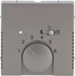 With sliding switch for nightly room temperature reduction. to activate nighttime mode and reduction of room temperature by 4K, for thermostats 1095 U, 1096 U and 1095 UF. Surface painted. 2CKA001710A3756 | 4011395086773