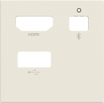 Cover plate for Multimedia BT + HDMI + USB module code: 9368.6 2CLA226860N1101 | 8427238237688