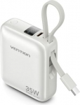 POWER BANK USB 10000MAH 35W/MINI BEIGE FHEN0 VENTION FHEN0 | 6922794789197