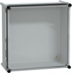 PLS box, polyester rear, transparent PC cover IP66 36x36x18cm NSYPLS3636G | 3606480776953