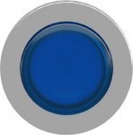Head for illuminated push button, Harmony XB4, metal, blue projecting, 30mm, universal LED, push-pus ZB4FH63 | 3606489581770