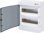 ECT24PT-s Consumer unit 24 mod. (2x12) transparent doors IP40 361x287x112mm 001101069 | 3838895571292