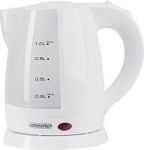 Electric Kettle Standard, Plastic, White, 1600 W, 1 L MS 1276 | 5902934831109