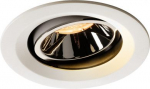 NUMINOS&reg; MOVE DL M, Indoor LED recessed ceiling light white/chrome 2700K 40&deg; rotating and pivoting 1003570 | 4024163237208