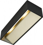Wall luminaire LOGS IN L, 3000K, 18W, black 1002842 | 4024163230377