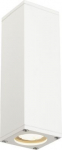 THEO outdoor wall light, IP44, square, white, GU10 229531 | 4024163128797