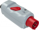 CEE-motor protection plug (PKZM0) +BA 4x32A (3P+PE) 6h (2.5-4.0A) IP44 grey/red 540240401