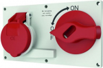 Panel mounted recept.,DUO, 16A5p6h400V 7507 | 4015394227861