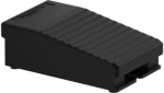Single foot switch, IP43, without cover, plastic, black, 1 NC+1 NO. range of product: Harmony XPE - product or component type: foot switch - material: plastic - foot switch type: single foot switch - device short name: XPEA - protective cover: withou ...