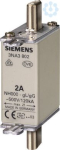 LV HRC fuse element, NH000, In: 125 A, gG, Un AC: 400 V, Un DC: 250 V, Front indicator, live grip lugs LV HBC fuse system 3NA, 3ND for selective line and plant protection. As an important component of the SENTRON protective components for electronic  ...