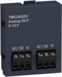 Cartridge M221, 2 analog voltage outputs, I/O extension. range of product: Modicon M221 - product or component type: analogue output cartridge - product compatibility: Modicon M221C. TMC2AQ2V | 3606480649103