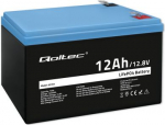 Battery Qoltec LiFePO4 12.8V 12Ah 53701 | 5901878537016
