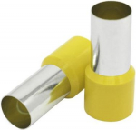 Insulated end sleeve 150mm2/27mm, yellow, 25 pcs ES150027YL | 4752255026699