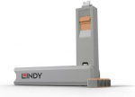 USB PORT TYPE-C BLOCKER 4PACK/ORANGE 40428 LINDY 40428 | 4002888404280