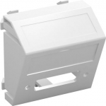 Multimedia Adapteris, DVI pievienojuma rozete 45x45mm, PC, dzidri balts, 9010 6104790 | 4012195898849