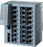 SCALANCE XC224 manageable layer 2 IE Switch 24x 10/100 Mbit/s RJ45-Ports 1x console port, Diagnostic LED Redundant power supply Temp. range -40�C to +70 �C Mounting: Standard Mounting Rail/S7 Profile Rail/Wall Office redundancy functions features 6GK ...