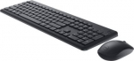 Dell Keyboard and Mouse | KM3322W | Keyboard and Mouse Set | Wireless | Batteries included | Wireless connection | Ukrainian | Black 580-AKGK | 5397184621110