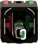 Complete body for illuminated push button, Harmony XB6, yellow light block, with body fixing collar, ZB6ZB51B | 3389110784473