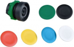 Head for non illuminated push button, Harmony XB5, plastic, flush, 22mm, spring return, with 6 colou ZB5AA9 | 3389110134544