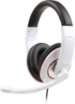 Wired Headphones with microphone, white MHS-001-GW | 8716309079501