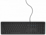KB216 ENG/RUS Wired keyboard, USB, Black 580-ADGR | 5397063745777