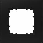1-fold frame, soft black, 90x90mm, DELTA miro 5TG1111-0SB | 4001869583693