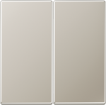 Metal 2-gang rocker, stainless steel, LS ES2995 | 4011377747203