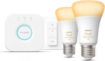 Hue Starter Kit E27 8W 2pcs., + bridge + dimmer 929002468406 | 8719514291812