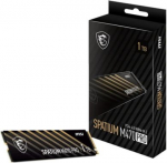 SSD MSI SPATIUM M470 PRO 1TB M.2 PCIe Gen4 NVMe 3D NAND Write speed 4500 MBytes/sec Read speed 6000 MBytes/sec 2.15mm TBW 320 TB MTBF 150000 hours S78-440L0J0-P83 S78-440L0J0-P83 | 4711377279963