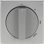 As cover for flush mounted three-step rotary switch. With zero position. For insert 2710 U. Material stainless steel. Anti fingerprint. 2CKA001710A3758 | 4011395086780