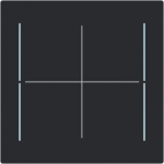 Labeling field with design range for keypad 1-4-fold (KK/U4.70.xx).   Available for the design ranges:   - Busch-art linear   - Alba 2CKA006199A0486 | 4011395338957