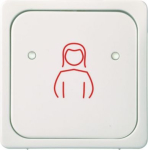 ELSO MEDIOPT care - central plate for call switch - 1 rocker - pure white 735804 | 4013984185201