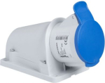 PratiKa socket - screw - angled - 16A - 3P + N + E - 200...250 V AC - wall PKF16W425 | 3303432416126