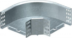 Horizontāls 90&deg; līkums visu veidu kabeļu renēm ar malas augstumu 110 mm. 7127227 | 4012196814756