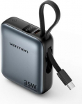 POWER BANK USB 10000MAH 35W/MINI GRAY FHEH0 VENTION FHEH0 | 6922794789180