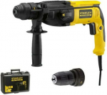 Stanley | 2.4J SDS Plus Hammer Drill With Quick Change Chuck, Kitbox | SFMEH210K-QS | 800 W SFMEH210K-QS | 5035048725658