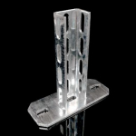 Ceiling profile heavy 60x40 for hanging routes from the ceiling using brackets, length 1000 mm, surface finish hot-dip galvanized SPU 1000_F | 8595568916976