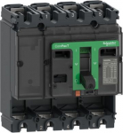 Circuit breaker basic frame, ComPacT NSX100N, 50kA/415VAC, 4 poles, 100A frame rating, without trip C10N4 | 3606481999764
