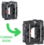 Single contact block with body fixing collar, Harmony XB5, plastic, 1 NO + 1 NC, compact push in ter ZB5AZ1055 | 3389119039291