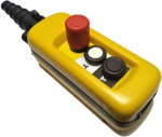 Pendant control station, Harmony XAC, plastic, yellow, 2 push buttons 2NO + 1NC, 1 emergency stop tr XACA29141 | 3389110891409